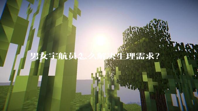 男女宇航员怎么解决生理需求？